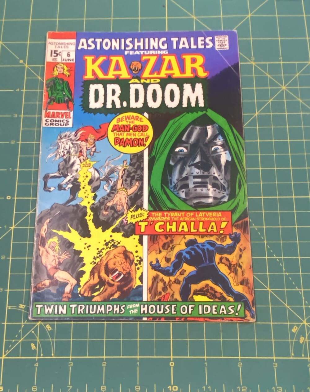 Marvel Astonishing Tales #6 Ka-Zar Dr Doom Black Panther 1971 Comic Book